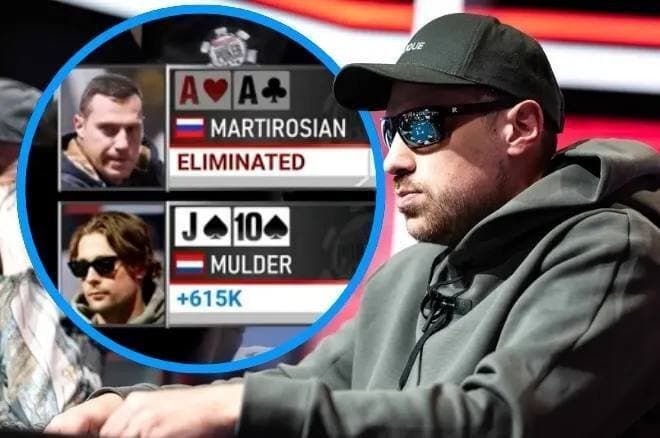 Мартиросян вылетел баббл-боем на $100K WSOP с тузами