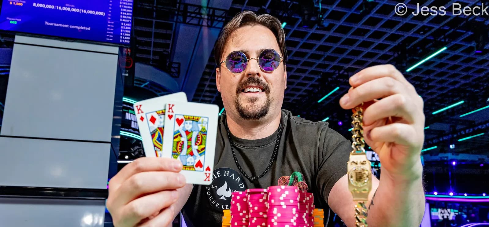 Eric Weber Clinches Gold Bracelet in $600 Ultra Stack