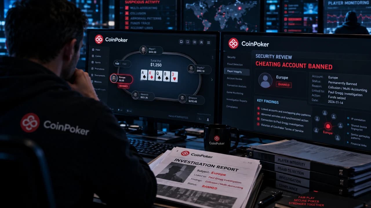 CoinPoker выявил и забанил хакера меньше чем за неделю