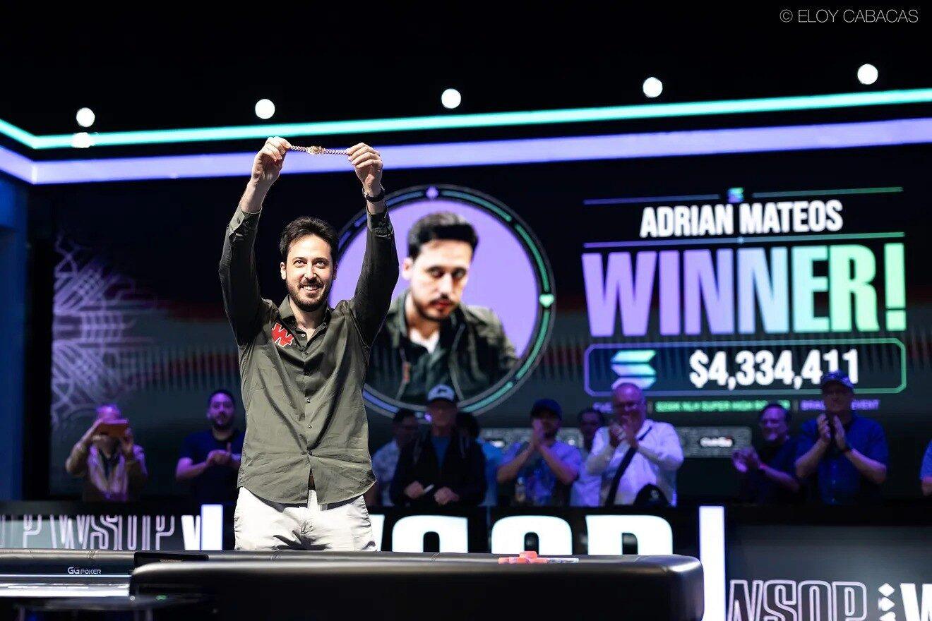 Адриан Матеос WSOP 2026